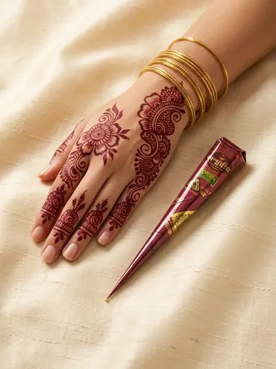 Kashmiri Herbal Henna Mehedi Cone